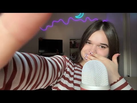 ASMR Up-Close Spit Painting! (Honeyspoon, Wet Mouth Sounds, Hand Movements)