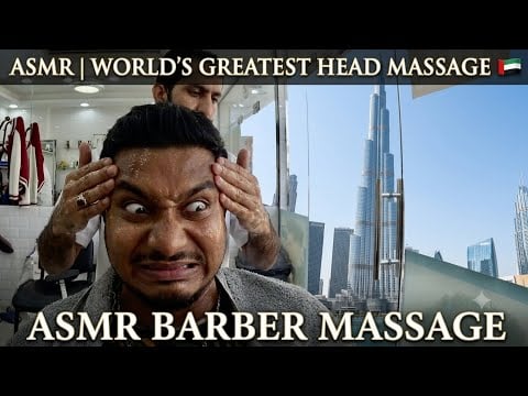 ASMR | World's Greatest Head Massage | ASMR BARBER MASSAGE 🇦🇪