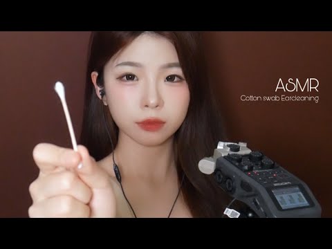 ASMR 1년만에 돌아온 줌H6 바스락 귀청소│시원~한 면봉 귀청소 Cotton swab earcleaning (01:25~NOTALKING)