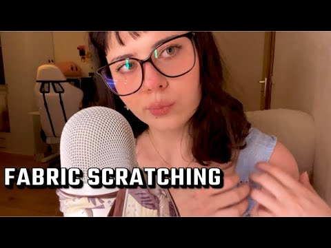 ASMR Fabric Scratching / No Talking 🤍👚