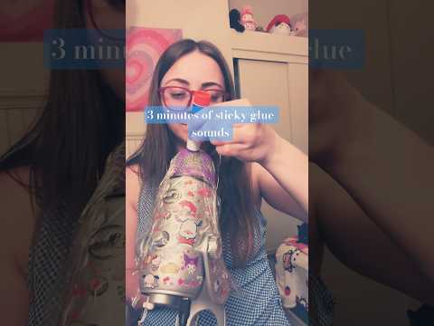 asmr sticky glue sounds #asmr #sticky #tingles #relaxing #asmrtriggers #triggersforsleep
