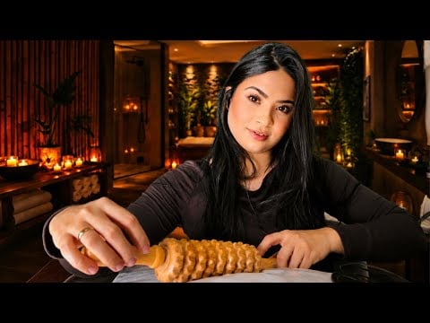 ASMR: MASSAGEM CORPORAL VIP | Relaxamento Completo! 