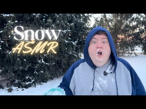 ASMR IN THE MIDDLE OF THE SNOW ❄️ 
