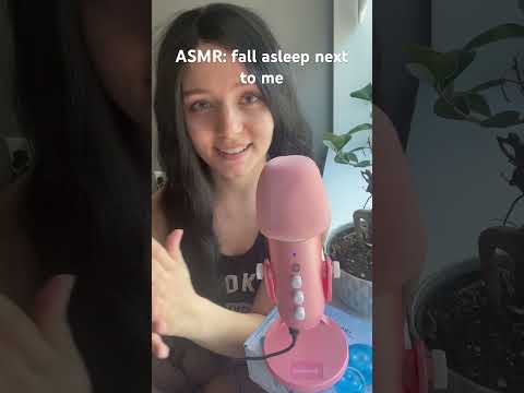 fall asleep next to me 🤍#asmr #girlfriendasmr #sleepaid #whisper #cozyasmr