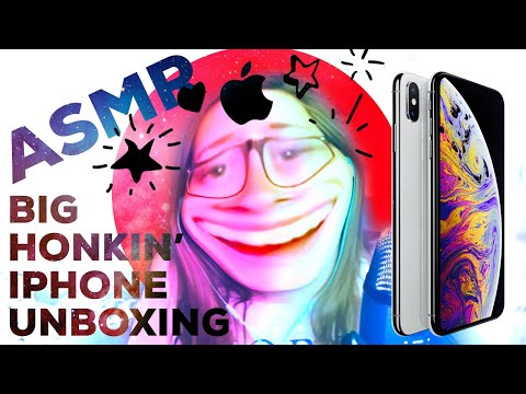 ASMR IPHONE XS MAX UNBOXING - good apple sounds 🍎