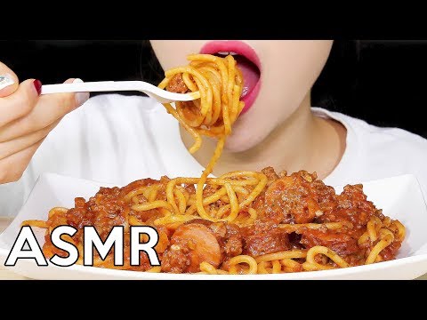 ASMR Filipino Spaghetti🍝 필리핀 스파게티 리얼사운드 먹방 Eating Sounds