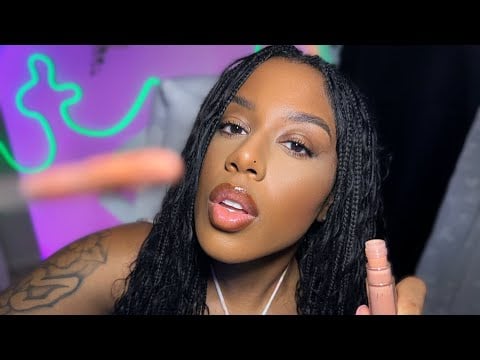 ASMR | Applying Lipgloss On You (Mouth Sounds)