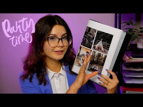 ASMR PO POLSKU | osobista asystentka planuje Ci przyjęcie | papier • szeleszczenie • ciche mówienie