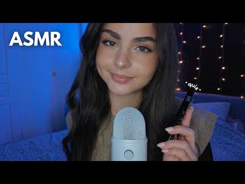 ASMR - QUIZ DE CULTURE GÉNÉRALE PROCHE DU MICRO