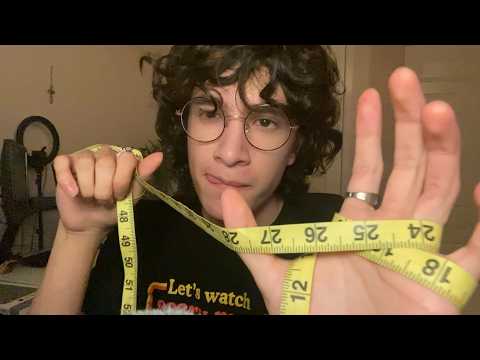 ASMR Measuring Your Pretty Face & Writing It Down 💤📏