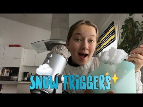 Asmr Playing W Snow + Whispering ⛄️