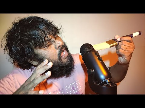 Mic Blowing And Brushing ASMR