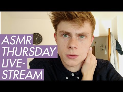 ASMR Livestream - Thursday Evening Hang Out - with Male Whispering & Sounds