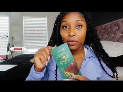 [ASMR] Halal Food Mukbang| Dubai Chocolate Review ❗️🍫