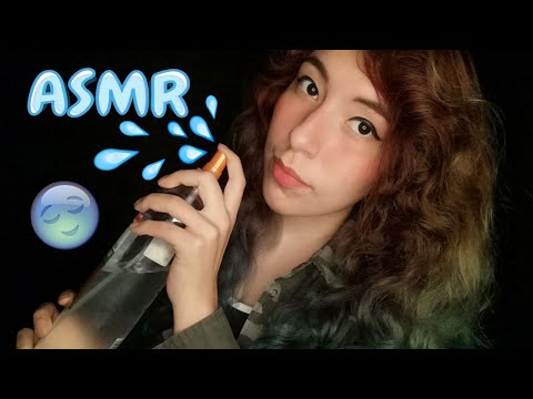 ASMR SPANISH RELAX 💧 WATER BOTTLE SPRAY 💦 SOUNDS TO SLEEP  (SONIDOS DE AGUA) 💦