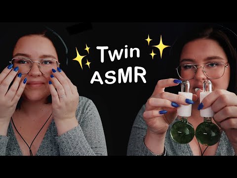 ASMR Jag & min TWIN hjälper er somna ikväll ♥