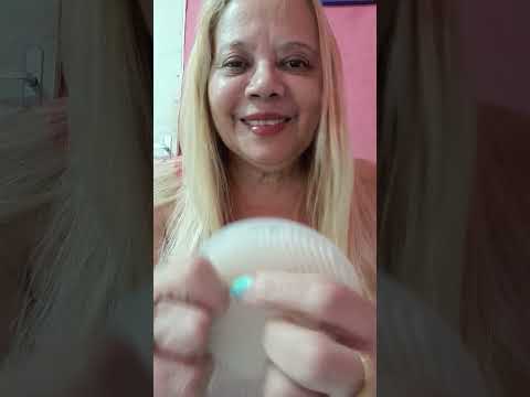 #ASMR # Sons da escova  de silicone. 😴😴
