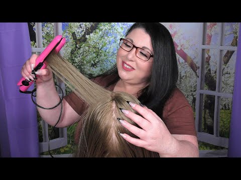 ASMR Hair Salon Roleplay (Haircut, Hair Straightening, Gossip, Whispering)