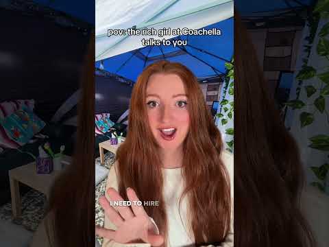 rich girl at Coachella talks to you pov #asmr #coachella #bieber