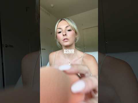 Fixing your foundation with a beauty blender #asmr #mouthsounds