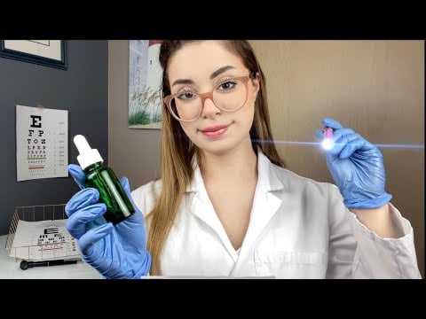 ASMR Français Examen Nerf Crânien VITE &  RAPIDE ♡ yeux, oreilles, Cranial Nerve, Examen RP Médical