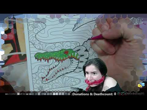 ASMR - Coloring with Gag Muffles