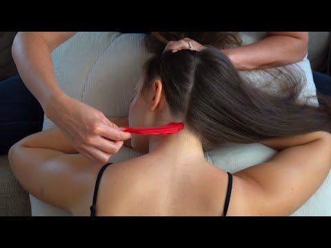 ASMR Tingles Up the Spine, Neck and Head on Analise (Whisper)
