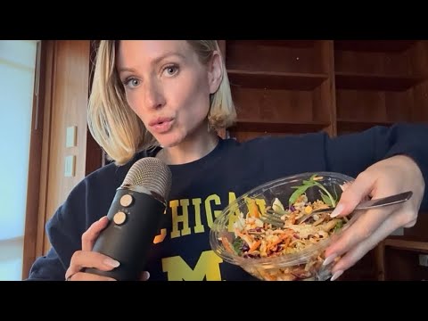 ASMR Chatty Mukbang🍴My Career, Psychology & How I Became a Psych