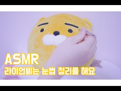 [한국어 ASMR , ASMR Korean] 라이언씨는 눈썹 정리를 해요 | Shaping Eyebrows Mr. Ryan | 인형 롤플레이