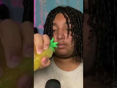 ASMR BALLE ANANAS #asmr #relax #destresser #tingles