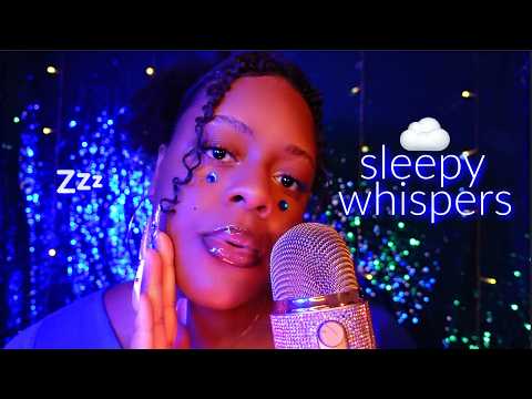 ASMR Let’s Talk Until You Fall Asleep 💙🌙✨ (Whispers Before Bed ☁️)