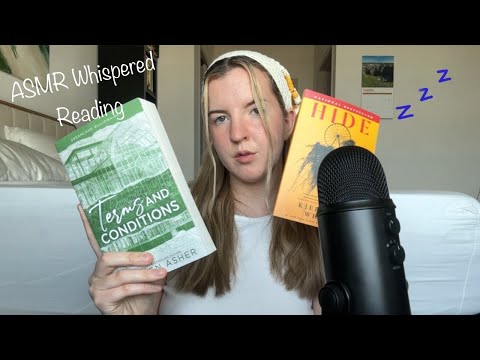 tingly book reading | ASMR Apple March Book Club