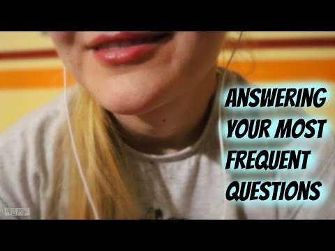 ASMR ♥ Ear to Ear Whisper & Trigger Words | Q&A