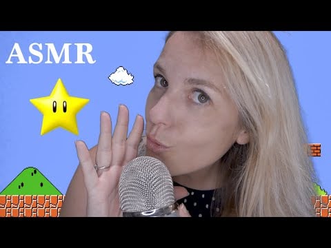 ASMR FR 🍄 50 mots déclencheurs sur le thème de Mario (très proche du micro)