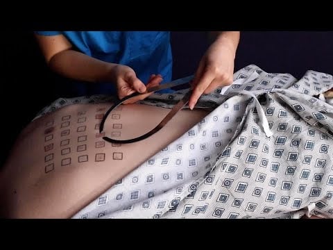[ASMR] Relaxing ENT Medical Exam & Allergy Testing on Back (Tracing, Testing, Doctor Roleplay)