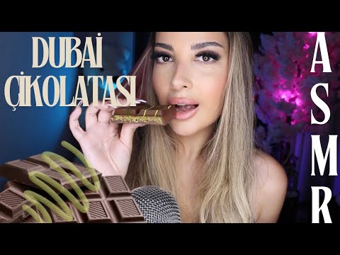 DUBAİ ÇİKOLATASI YERKEN SOHBET EDİYORUZ ✨| TÜRKÇE ASMR