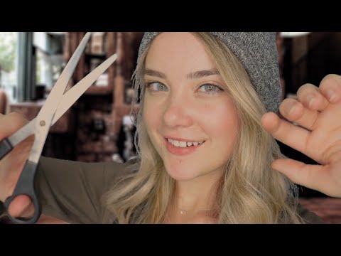 ASMR MEN'S Barber HAIRCUT & FACIAL Roleplay!