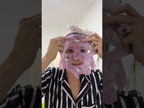 Skincare da Hello Kitty - ASMR #shorts