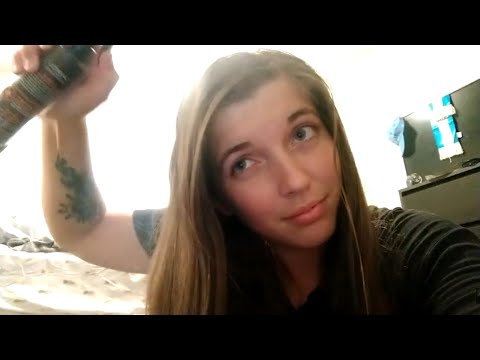 Spray Bottle and Hair Brushing ASMR