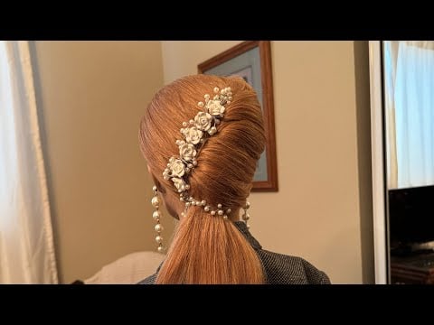 Bridal Hairstyle | ASMR | Elegant Hairstyles - Hairstyling - Adjustment - Finishing Touches