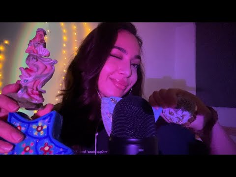 ASMR | Describing Objects while whispering close up ✨