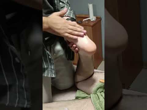 ASMR FOOT THERAPY MASSAGE #shortvideo #massage #triggersforsleep #relax #asmr