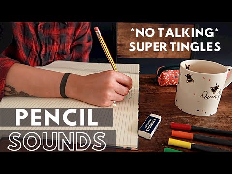 ASMR - PENCIL SOUNDS✏️🎨 *no talking* - Drawing, Writing, Doodling.