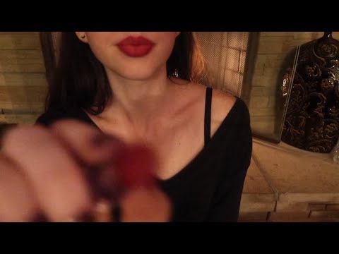 ASMR Fireside Holiday Party Makeup Roleplay ❦ Soft Spoken