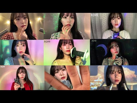 ASMR 팅글 돋는 베스트 입소리,스핏페인팅 모음😴ㅣ Mouth Sounds, Spit painting collection