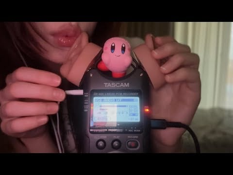 ASMR | 타스캠에 귀 달았따!! (강렬함주의😖) Tascam triggers 