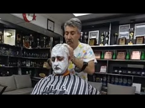 YOUR ASMR SLEEP FRIEND MUNUR ONKAN .HAIR AND BEARD TRIMMING, BACK AND SEAT MASSAGE AND SKIN CARE