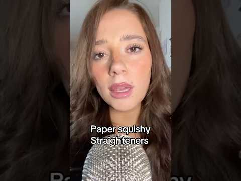 Let me straighten your hair 💅🏼 #tingles #asmrtriggers