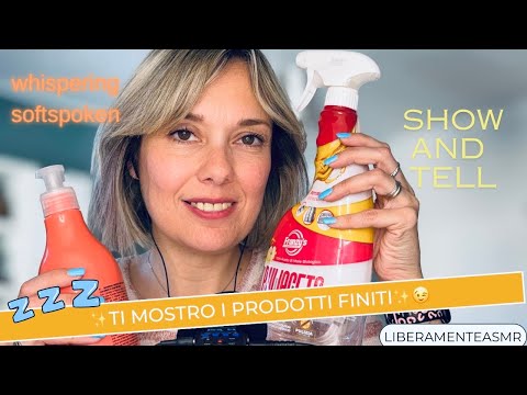 ASMR ITA Whispering Softspoken ✨Ti mostro i prodotti finiti così dormi 😴 ✨😉