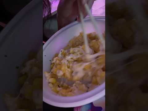 eating corn cheese #mukbang #asmr #asmrvideos #food